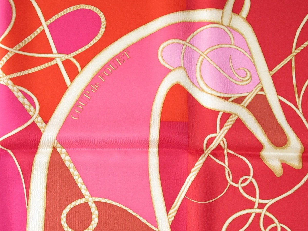 Hermes Special Limited Issue Coup de Fouet for La monnaie Twill 90
