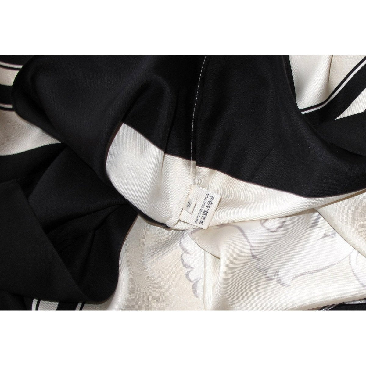 Hermes Brides de Gala Kaftan Long Twill Silk Dress