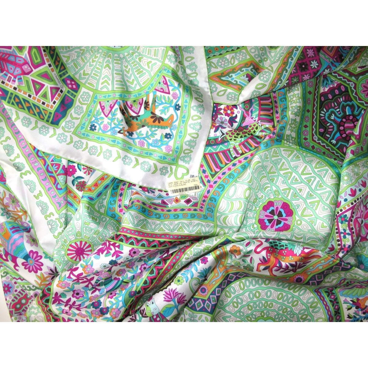 Hermes Les Chemins Secrets Carre Twill Plume 140