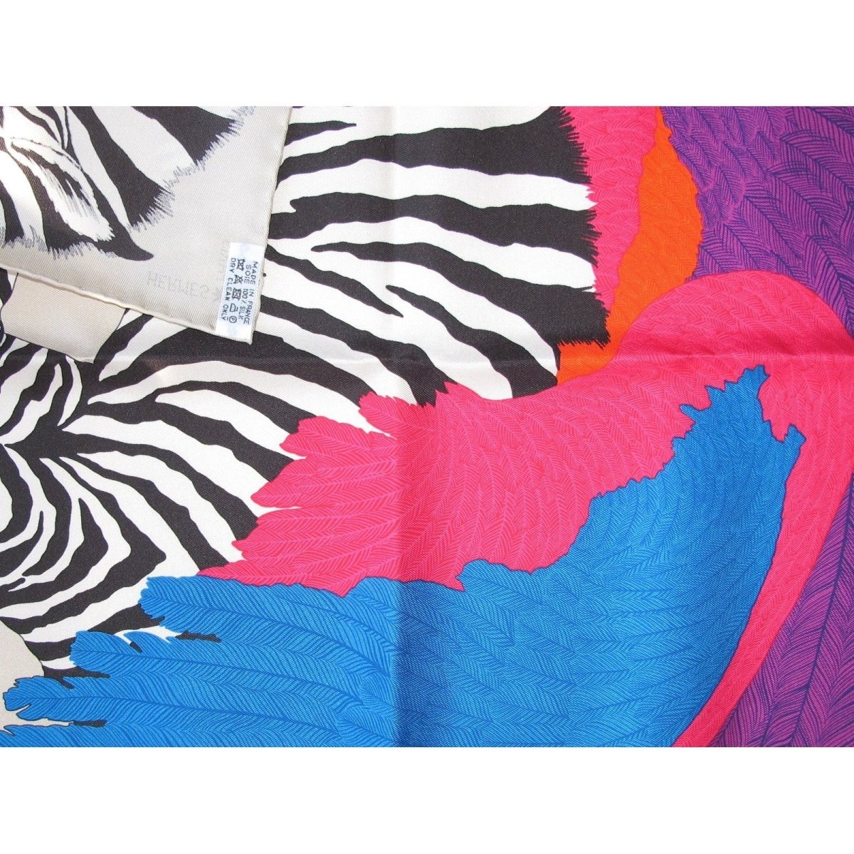 Hermes Zebra Pegasus Twill Gavroche 42cm