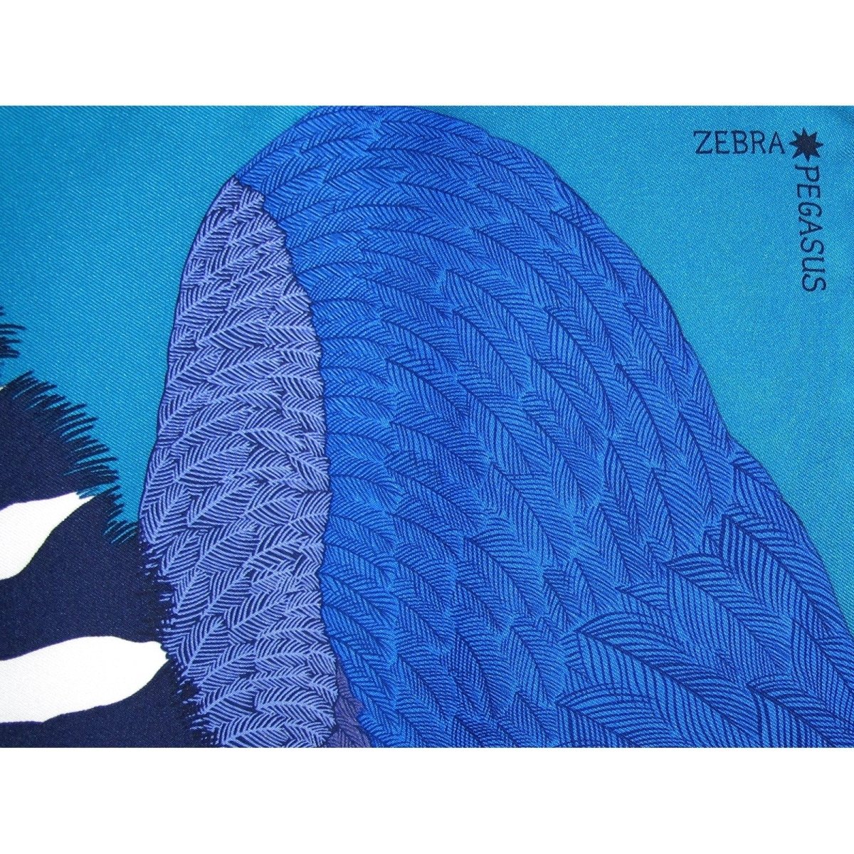 Hermes Zebra Pegasus Metamorphose des Objets Twill Gavroche 42cm