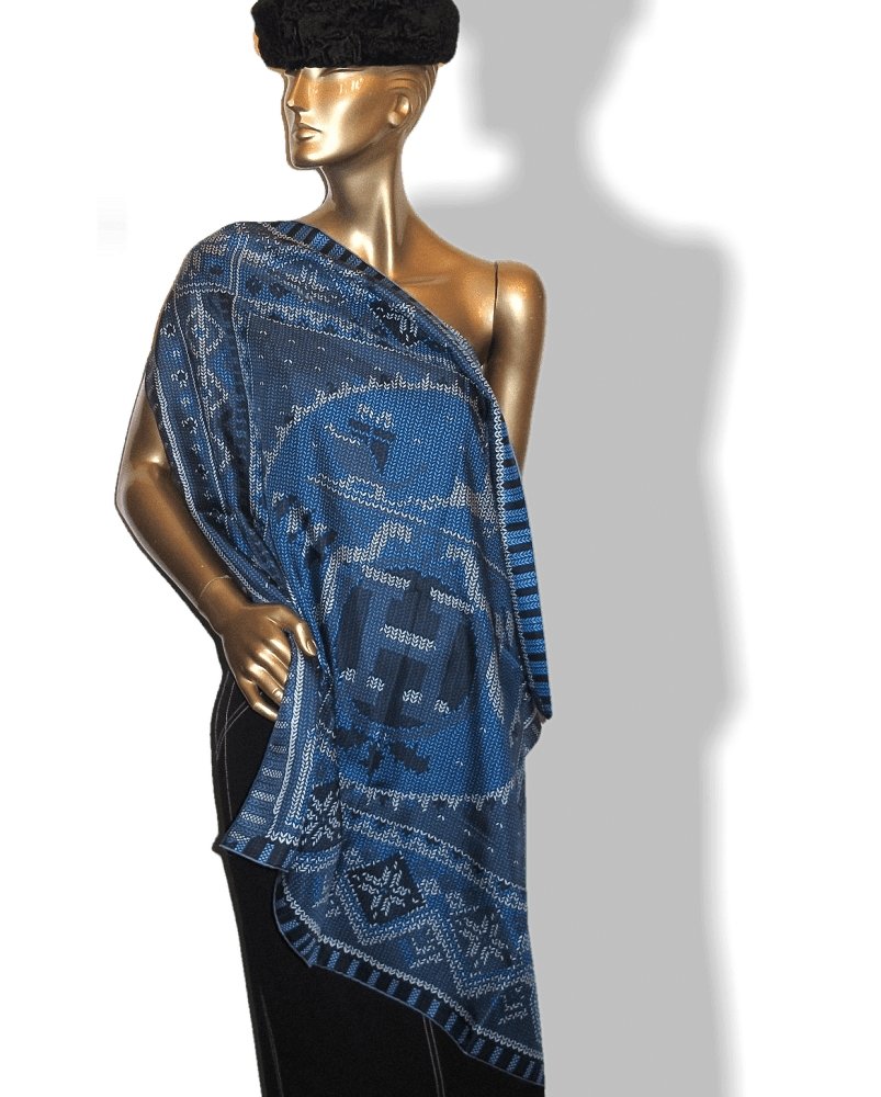 Hermes Au coin du Feu by Dimitri Rybaltchenko Jersey Print Knit Twill 90