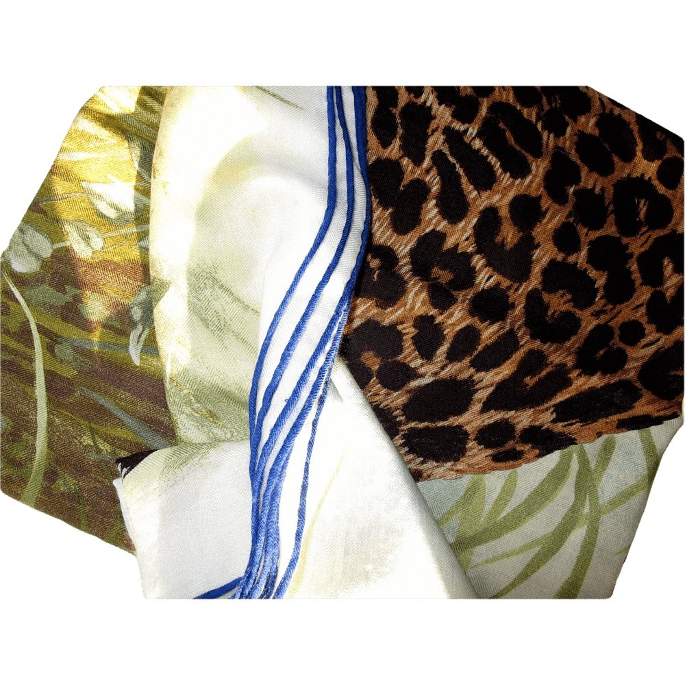 Hermes Panthera Pardus by Robert Dallet Cashmere Shawl 140
