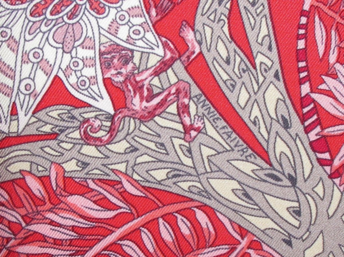 Hermes Maitres de la Foret by Annie Faivre Twill 90