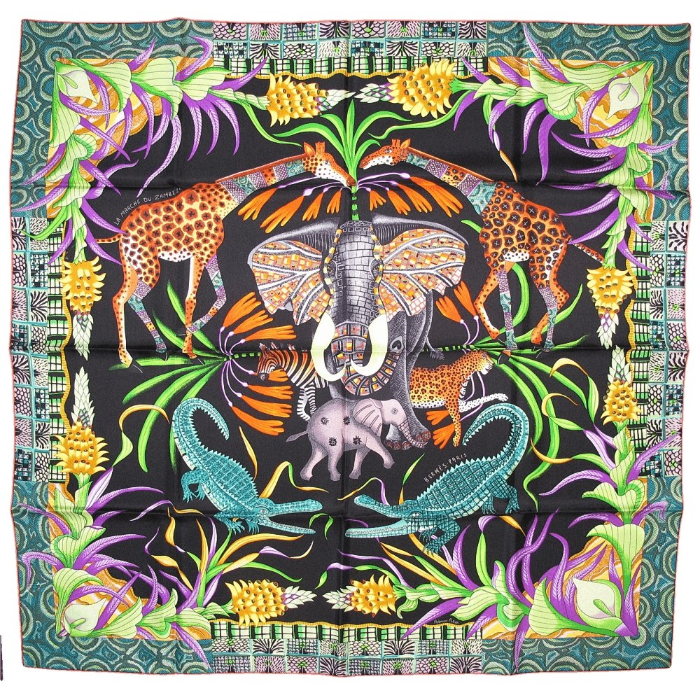 Hermes scarf La Marche du Zambeze
