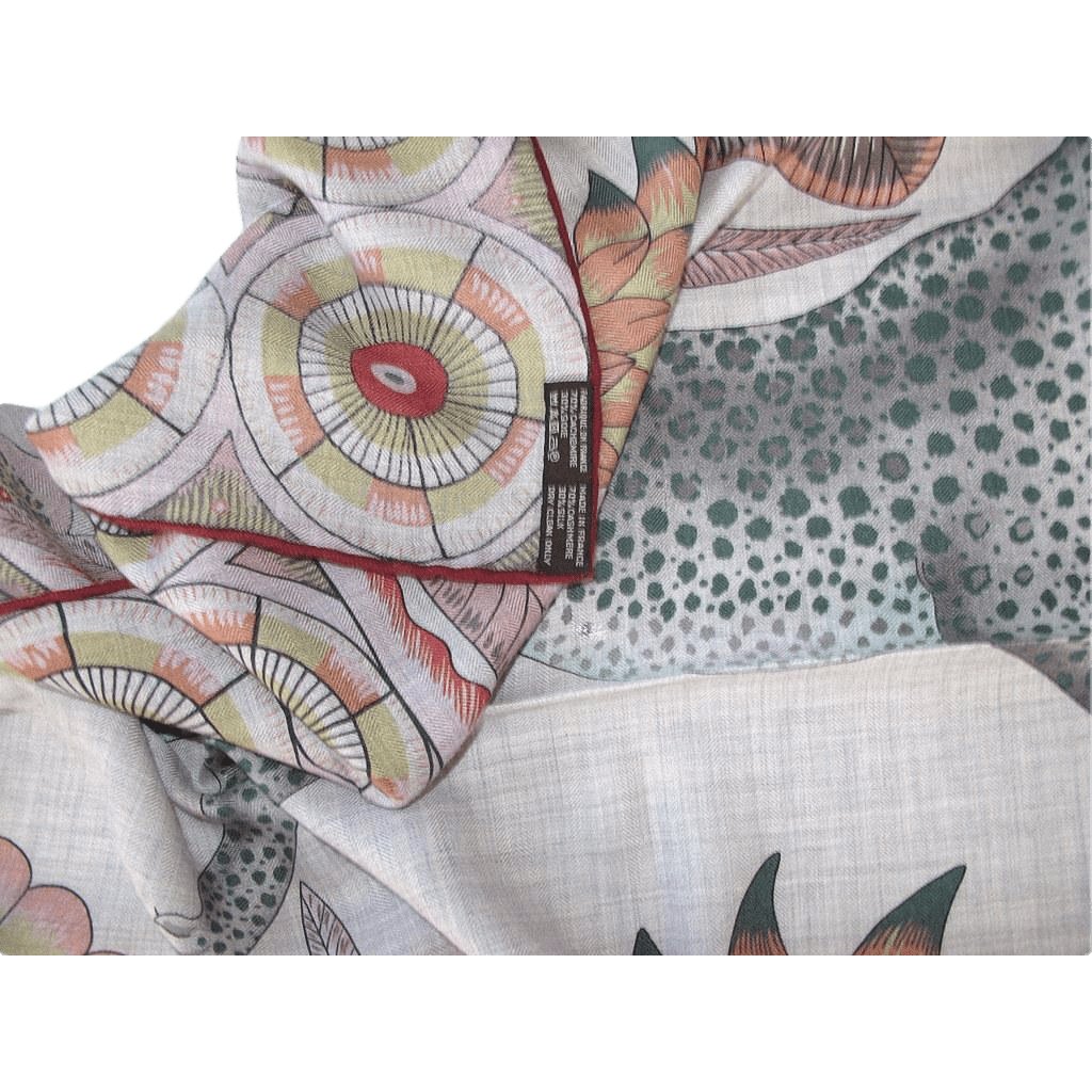 Hermes 2016 Savana Dance cashmere shawl