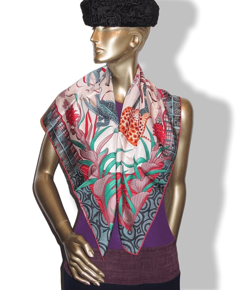 Hermes La Marche du Zambeze by Ardmore Artists Scarf