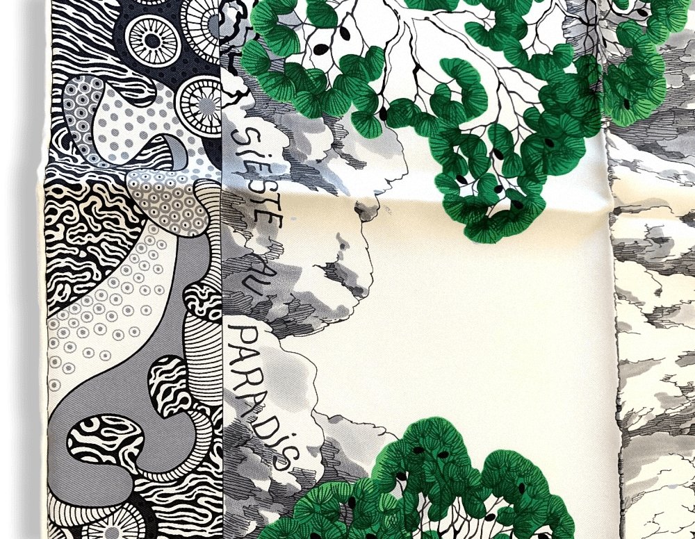 Hermes SIESTE AU PARADIS by A. Honore Twill 90