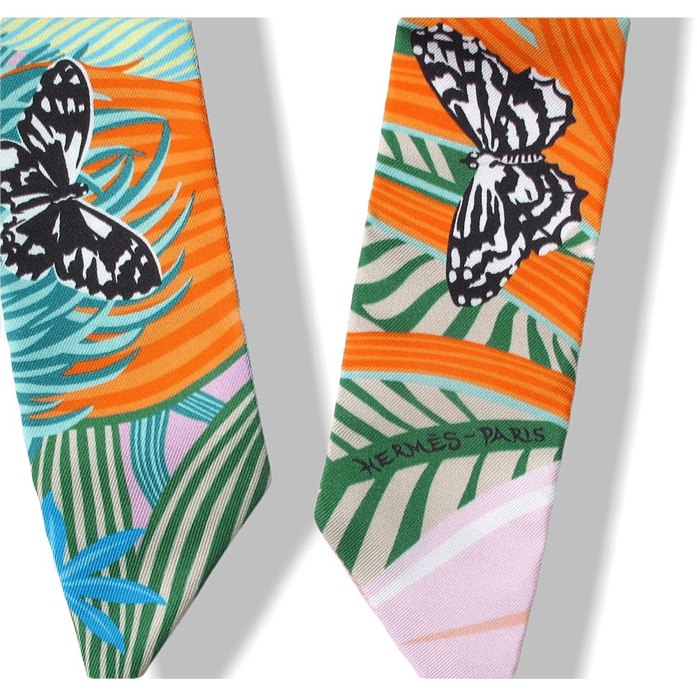 Hermes Jaguar Quetzal by Alice Shirley Twilly Silk