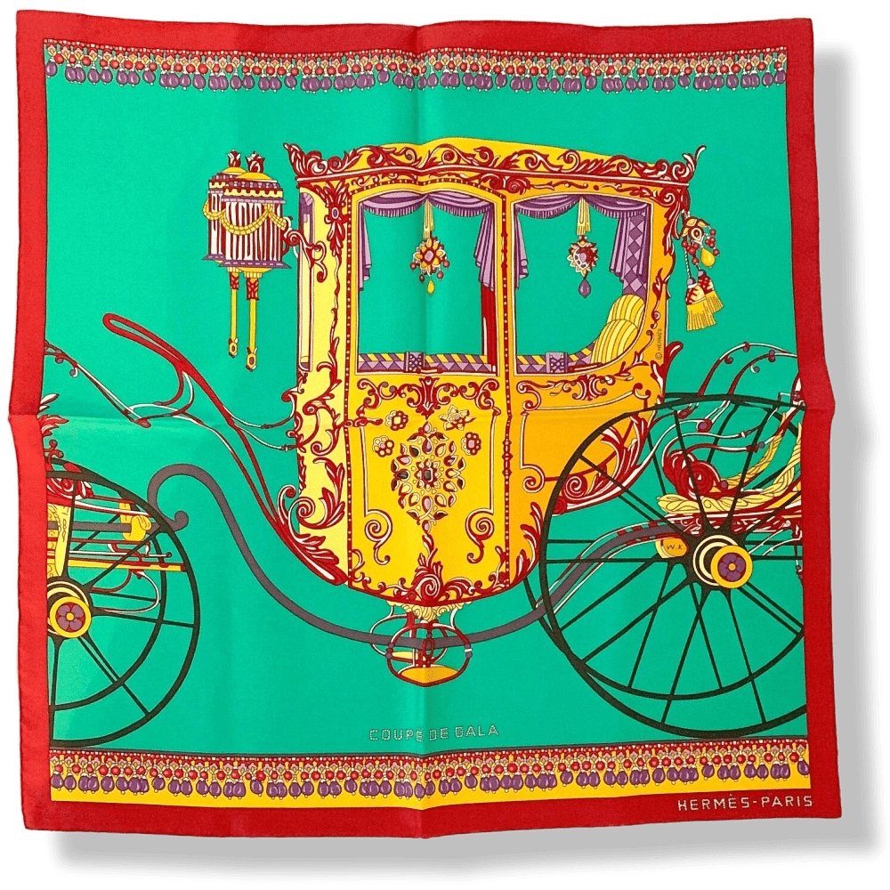 Hermes COUPE DE GALA by Wlodek Kaminski Twill Gavroche 42cm