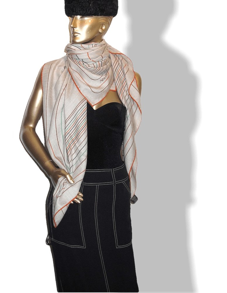 Hermes Pegase - Paysage Unisex Cashmere Shawl 140