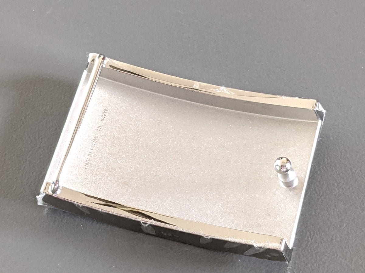 Hermes Plated Silver and Palladium DEPART Buckle H 32mm, New in Pochette!