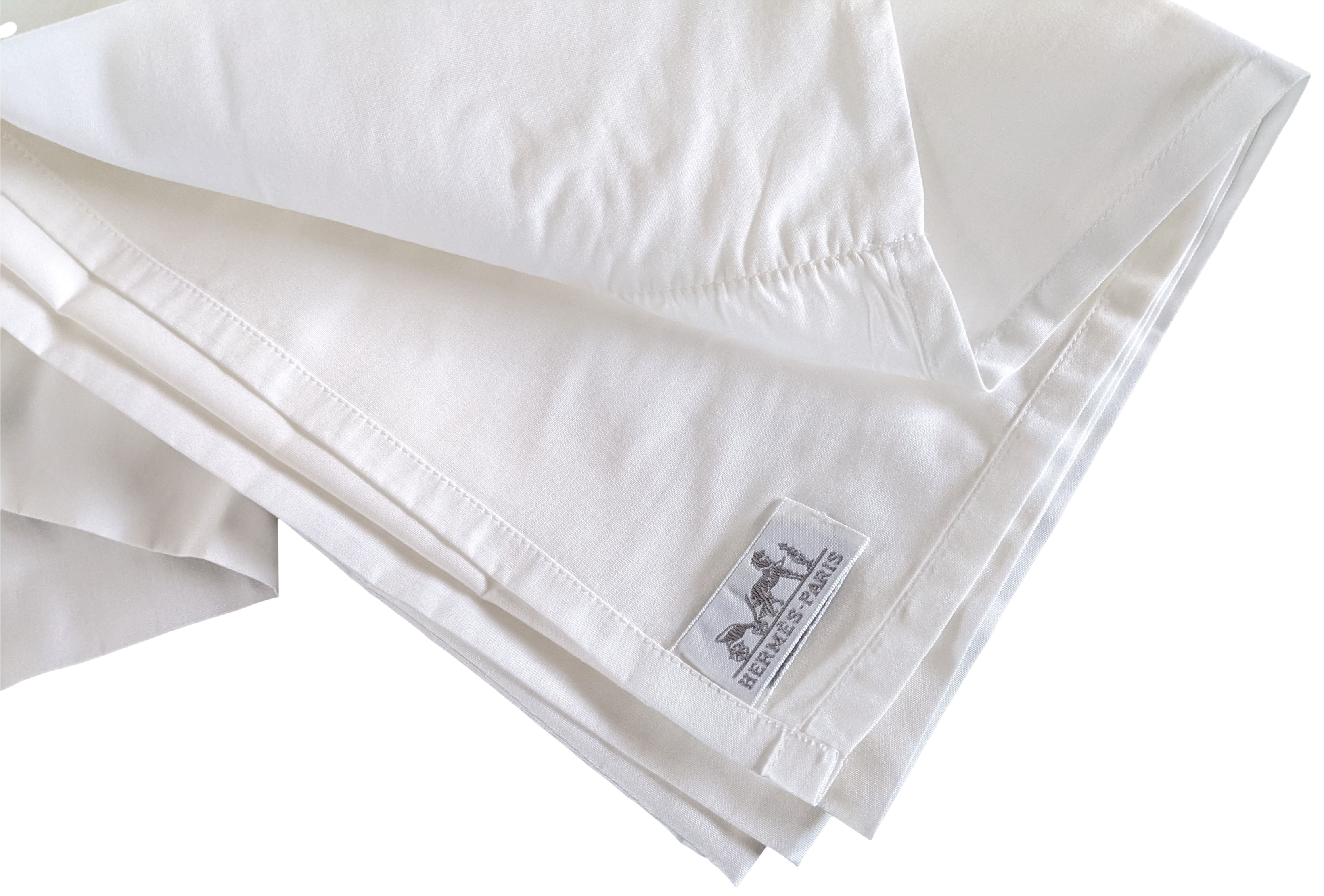 Hermes Blanc/Blanc Trim Parure de Berceau " Adada " Crib Set
