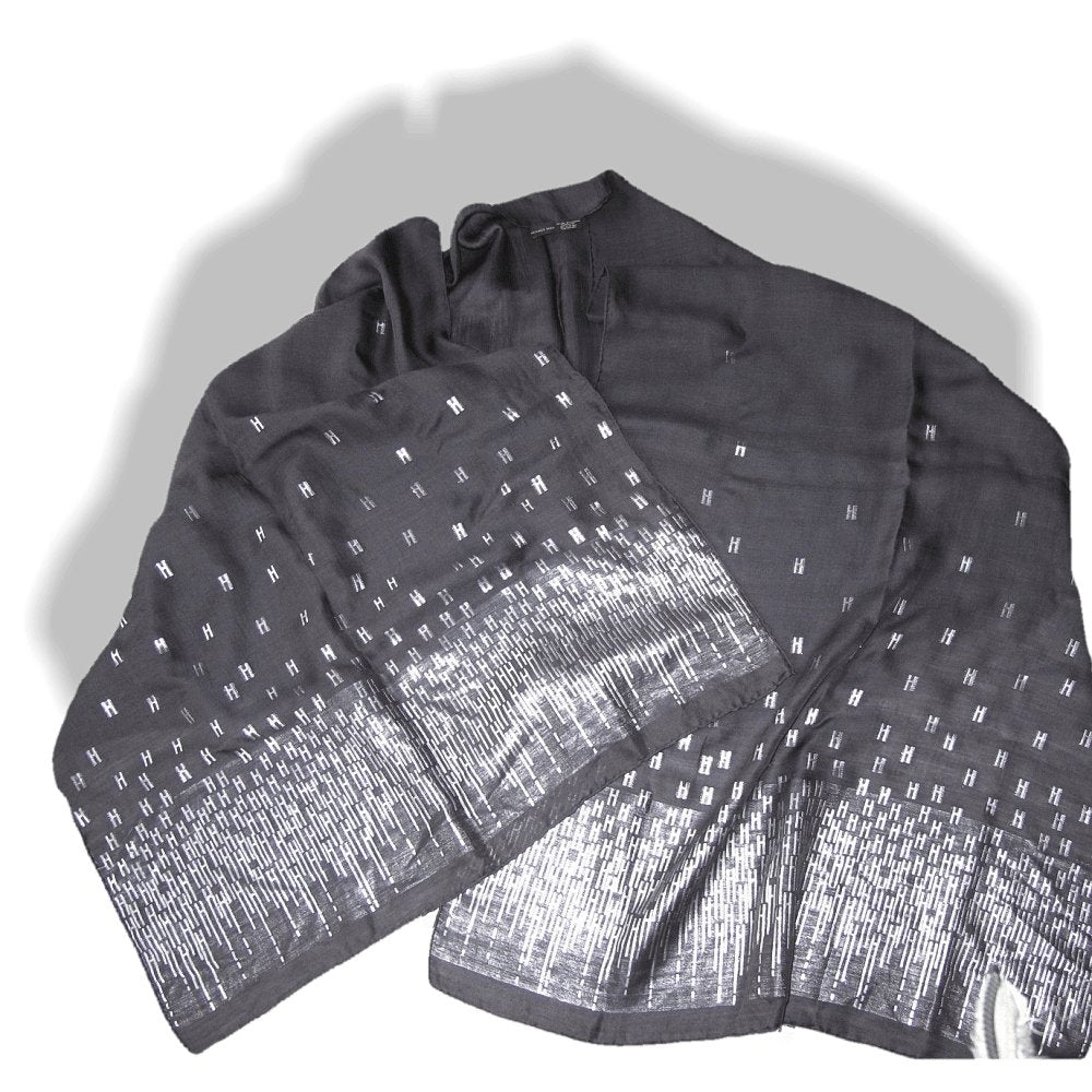 Hermes HART DECO Cashmere Silk Stole