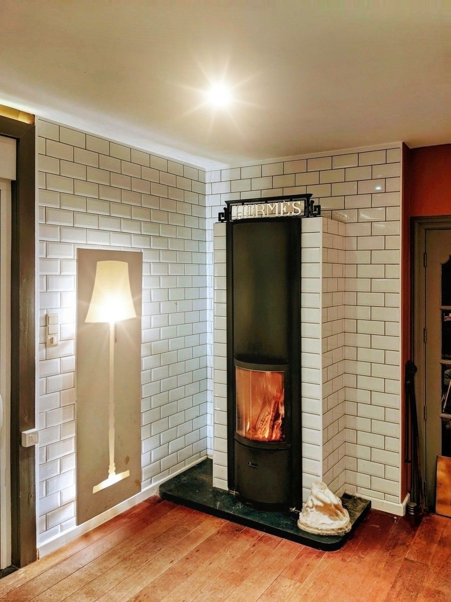 Hermes Art Deco "Enseigne de Magasin" Store Marqee