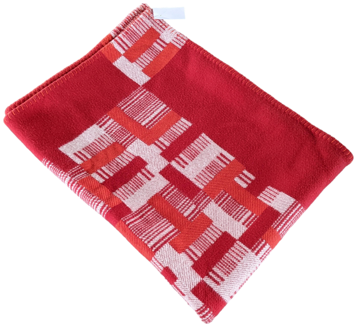 Hermes Tangerine Carmin "Avalon Paper Blok" Plaid 140 x 180 cm