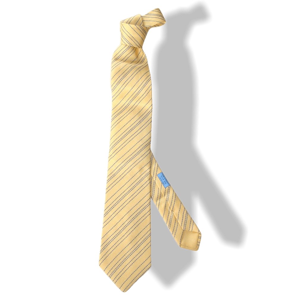 Hermes Twill Silk Tie, Nr 5114 HA
