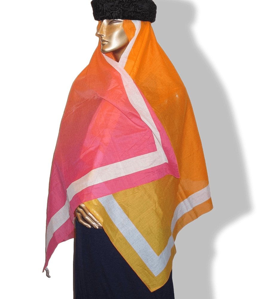 Hermes Degrade Voile de Cotton Pareo Shawl Wrap Stole