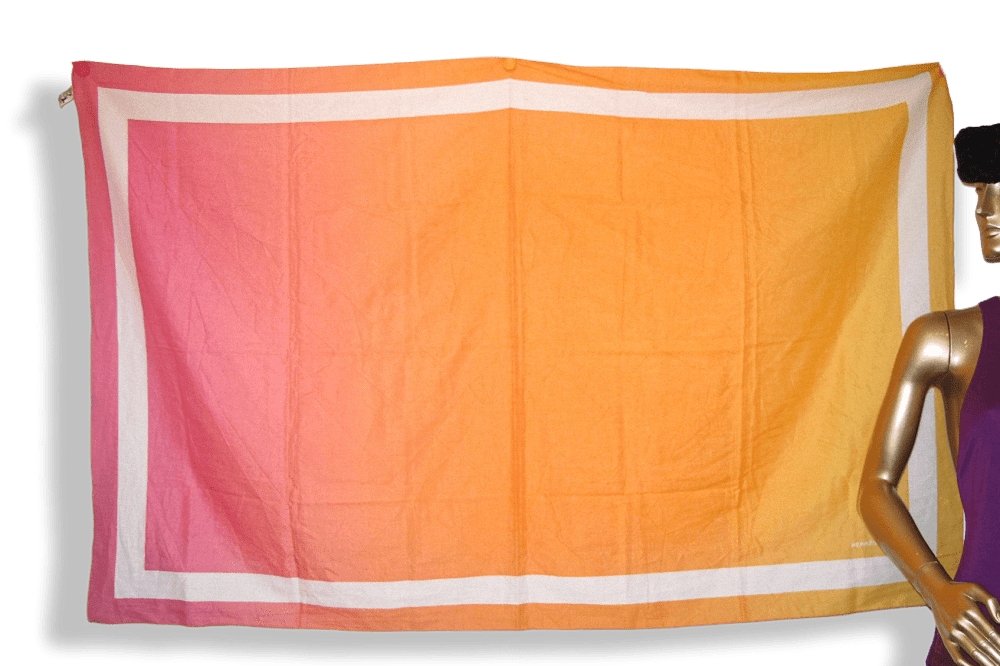 Hermes Degrade Voile de Cotton Pareo Shawl Wrap Stole