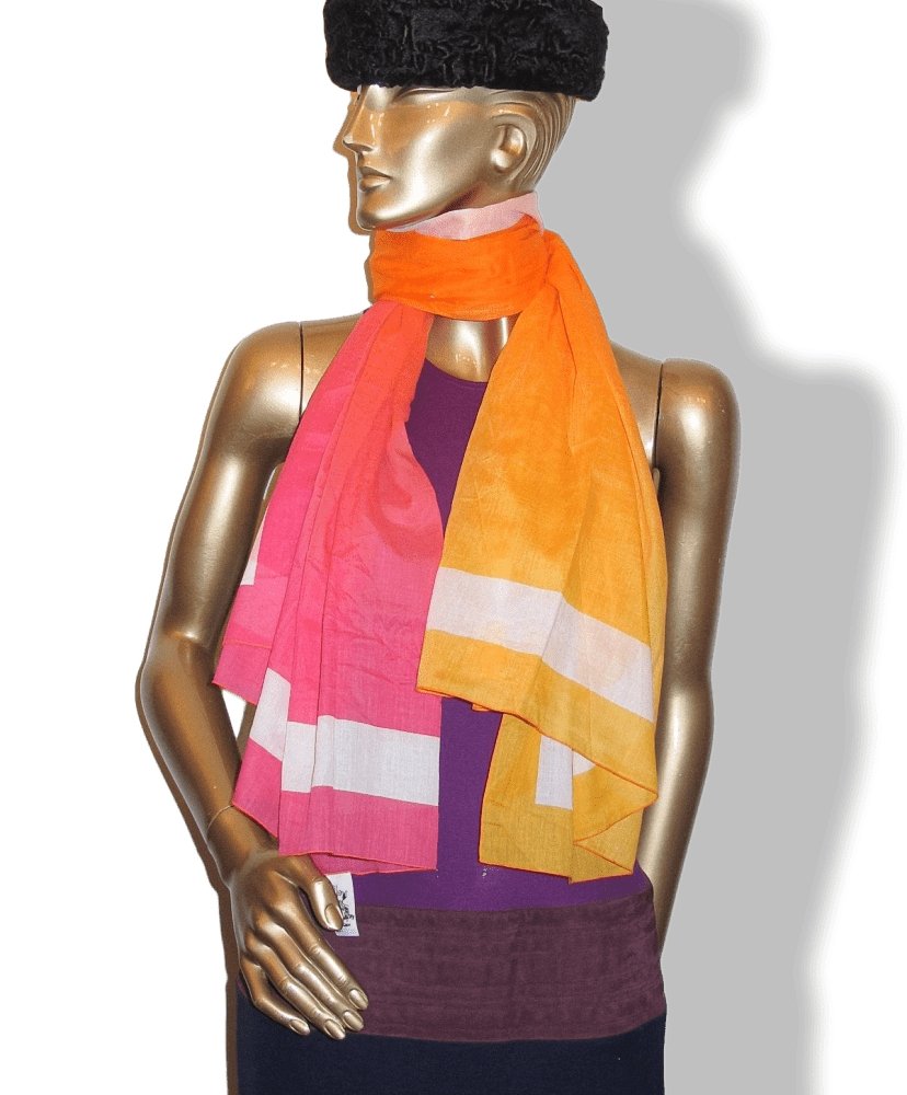 Hermes Degrade Voile de Cotton Pareo Shawl Wrap Stole