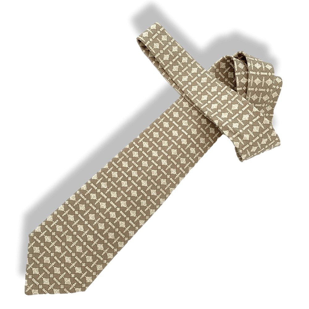 Hermes CHEVAL ETRIER Twill Silk Tie