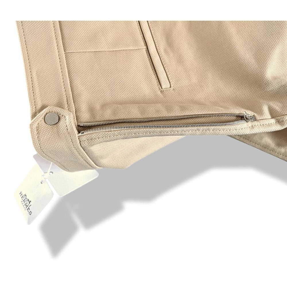 Hermes Beige Silice PANTALON ESPRIT JODHPUR Stretch Cotton Woman Pants, BNWT!