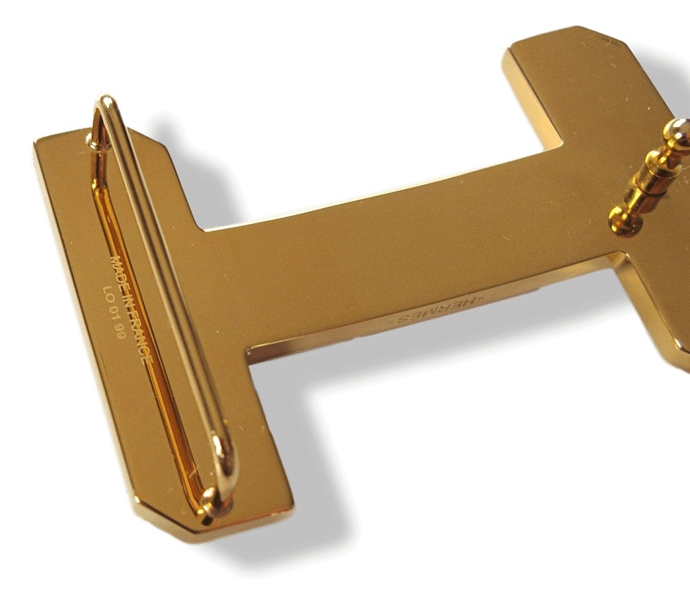 Hermes Gold Belt Buckle H