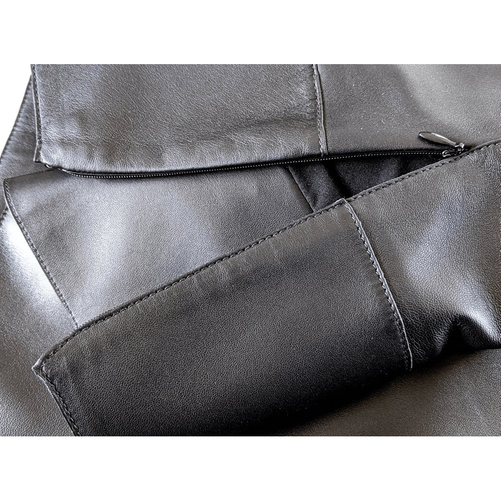 Hermes Black Lambskin Women Pants Ret. €3500, BNEW! - poupishop