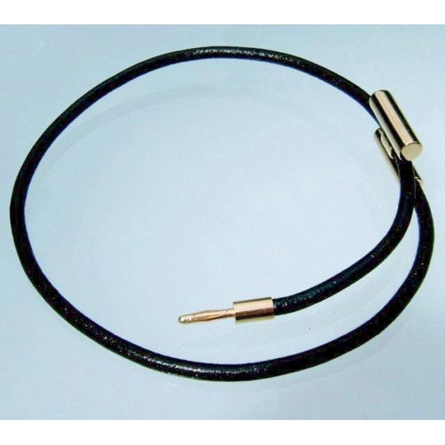 Hermes Black Leather & Plated Gold Unisex Bracelet Tournis, New! - poupishop