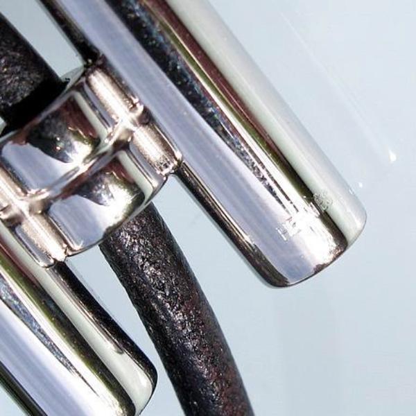 Hermes Black Leather & Plated Silver Unisex Bracelet Tournis, New! - poupishop
