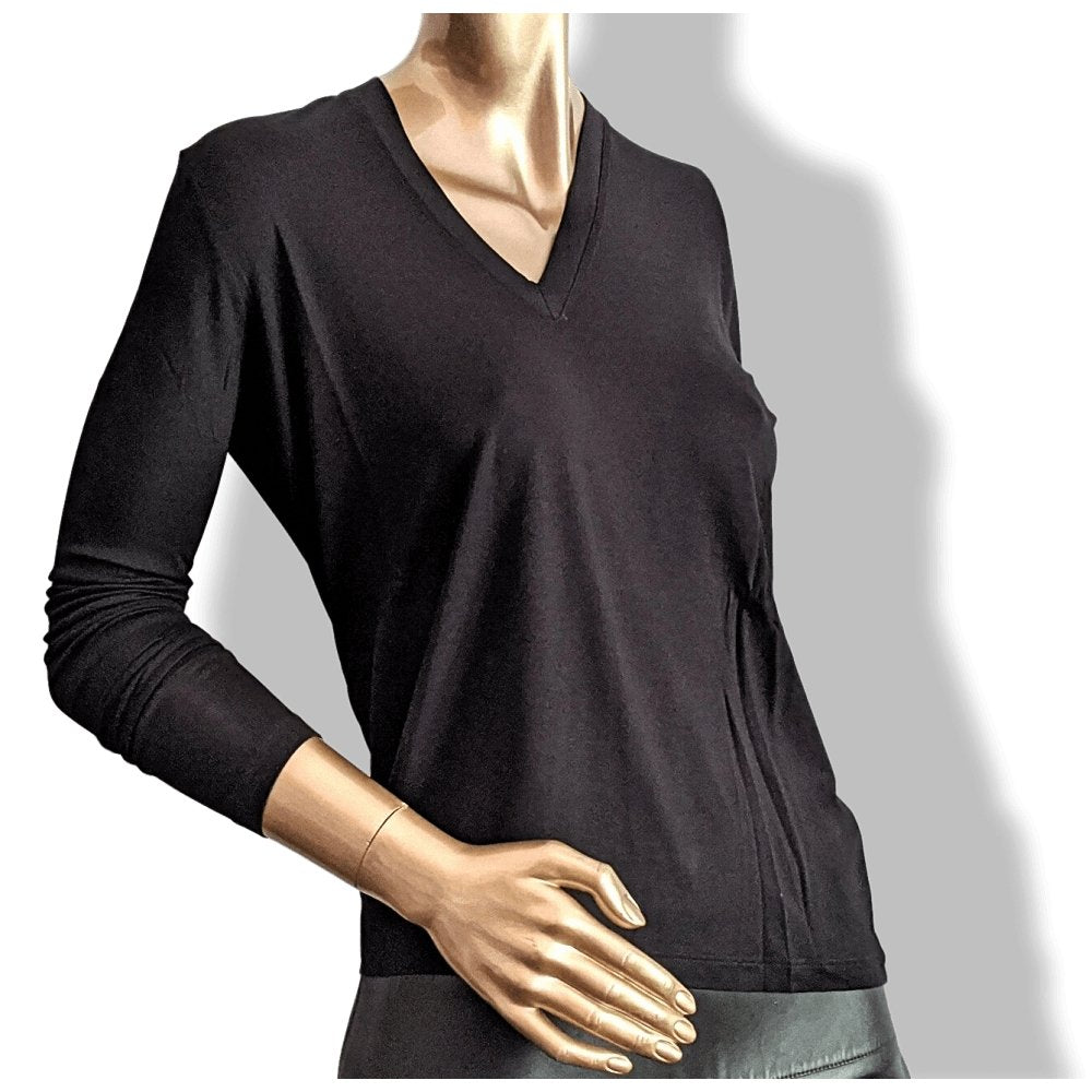 Hermes Black T-Shirt Long Sleeves UNIFORME TEE-SHIRT, BNWT! - poupishop