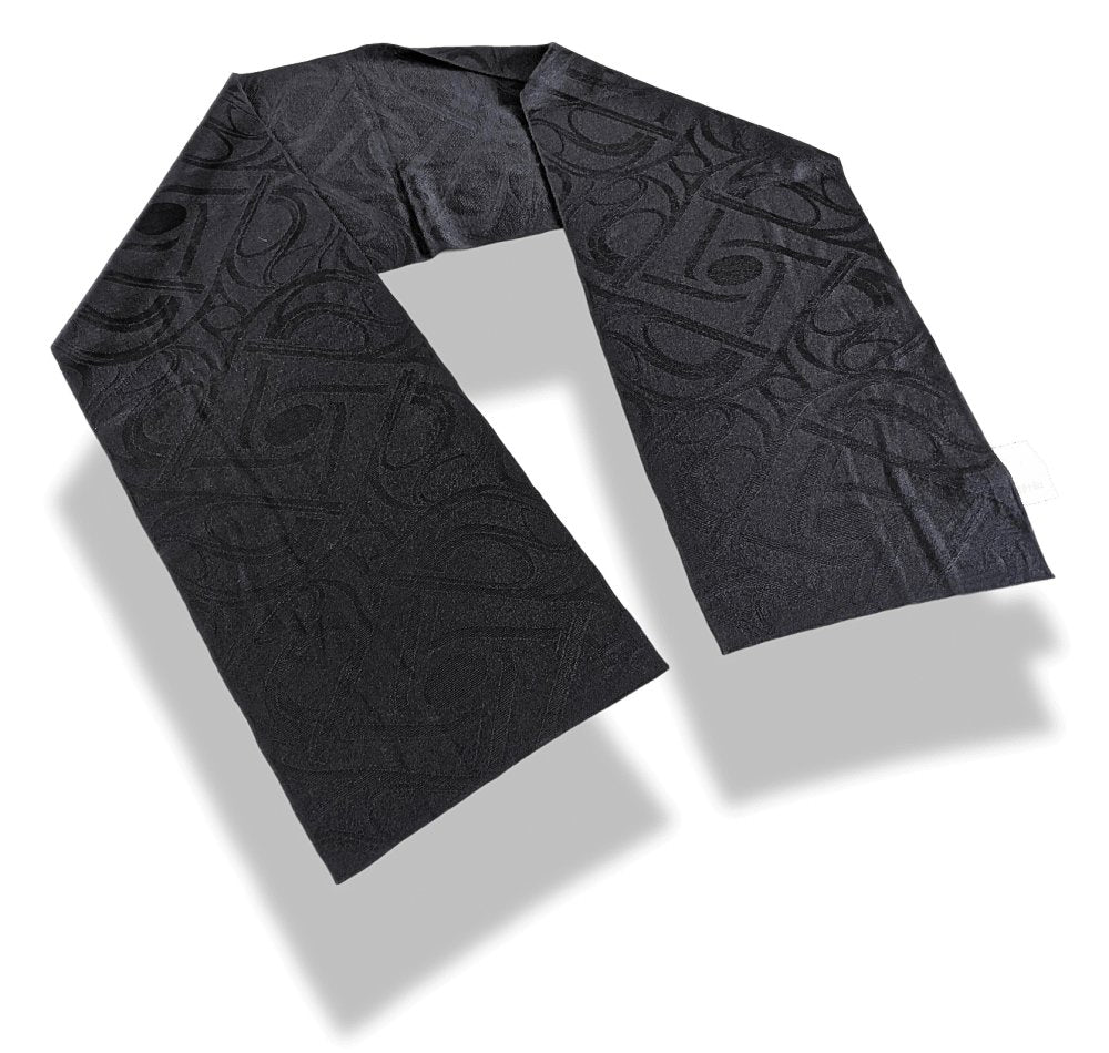 Hermes Black VIRAGE MUFFLER 57% Cashmere Stole 30 x 190cm cm, BNWT! - poupishop