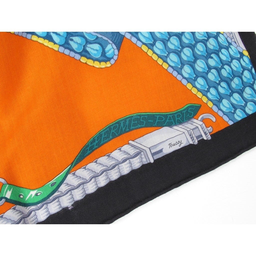 Hermes Black Ceintures et Liens Shawl