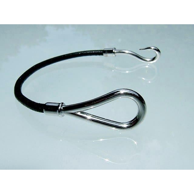 Hermes Black/Silver Bracelet Jumbo