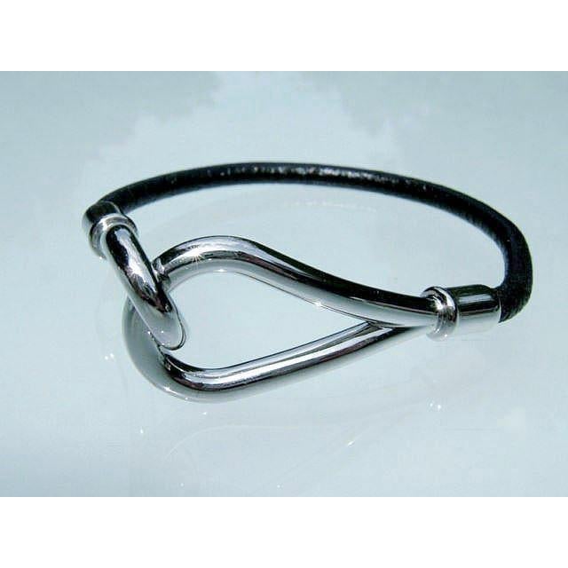 Hermes Black/Silver Bracelet Jumbo