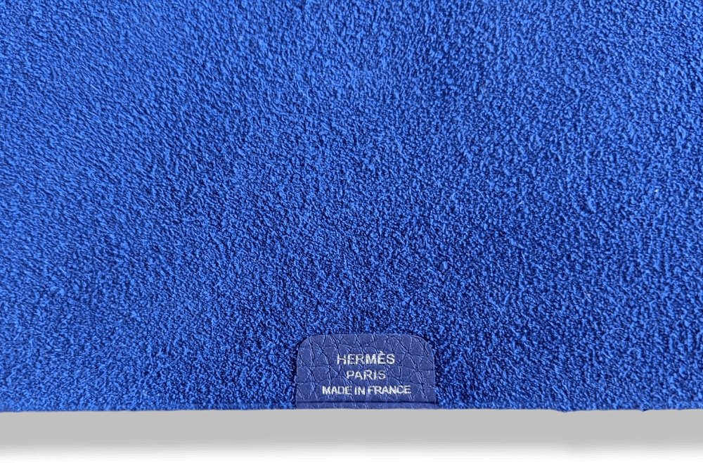 Hermes Bleu Electrique Togo Calfskin ULYSSE MM NoteBook Cover, BNWTIB!