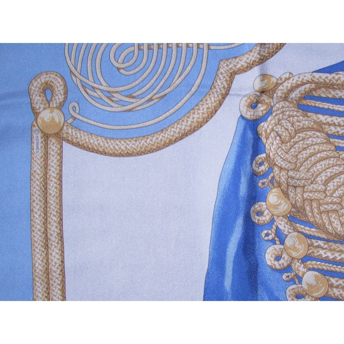 Hermes Brandebourg by Caty Latham Dip Dye Surteint Silk 90