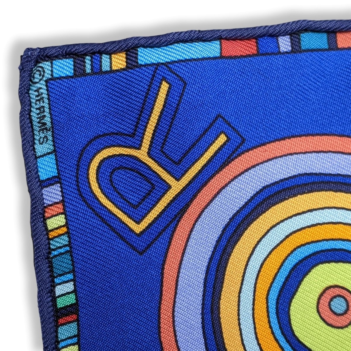 Hermes Blue Red Tohu Bohu Twill Gavroche 45 cm, Lovely! - poupishop