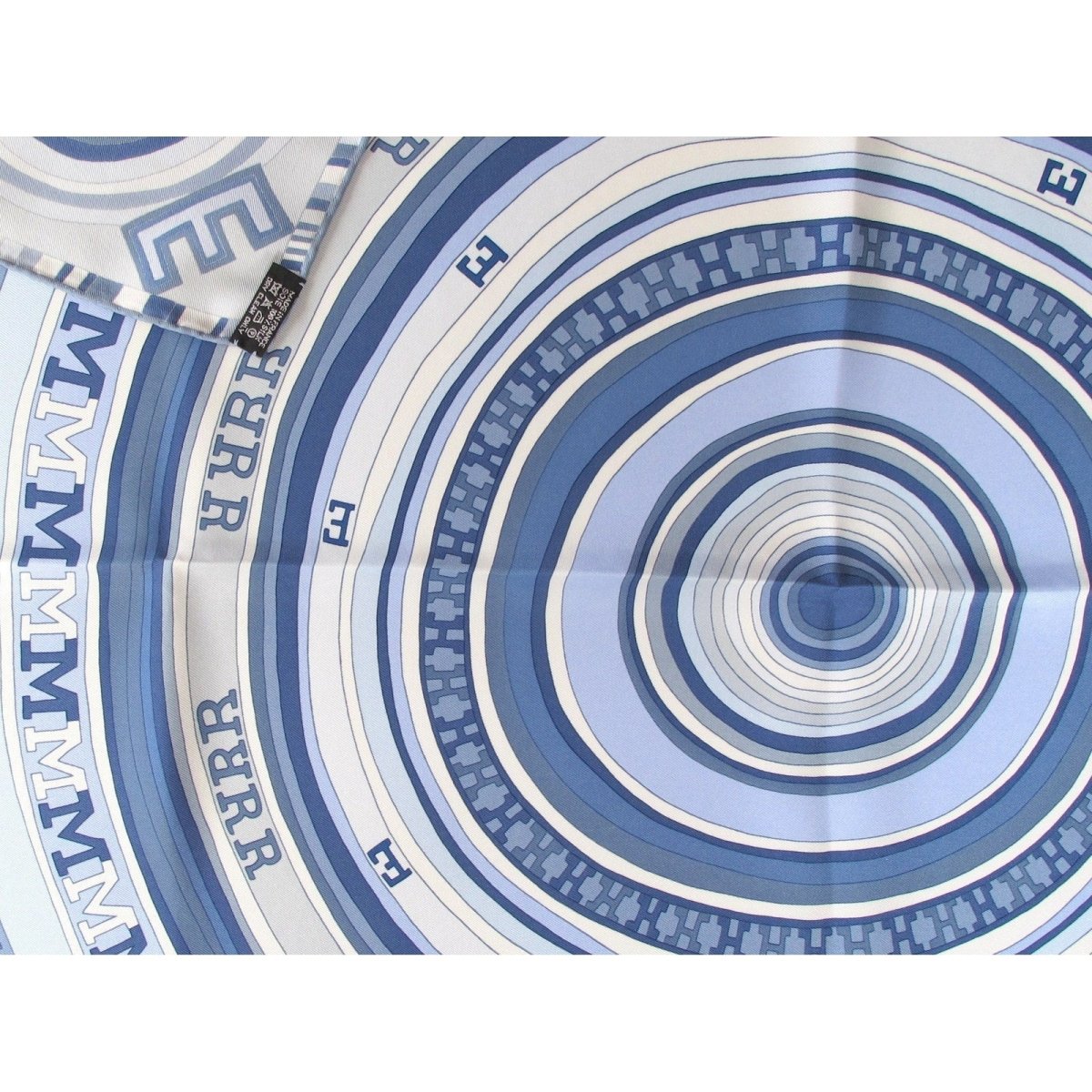 Hermes Blue White Tohu Bohu Twill 90cm, Mint! - poupishop