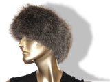 Hermes Brown Lambskin/ Raccoon Women Hat, Sz58, New! - poupishop