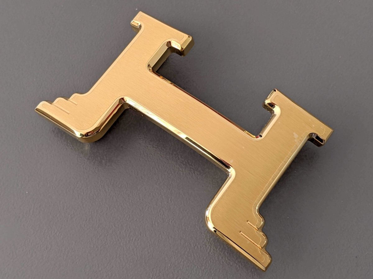 Hermes Brushed Gold H PEGASE Buckle 32mm, New in white box! - poupishop