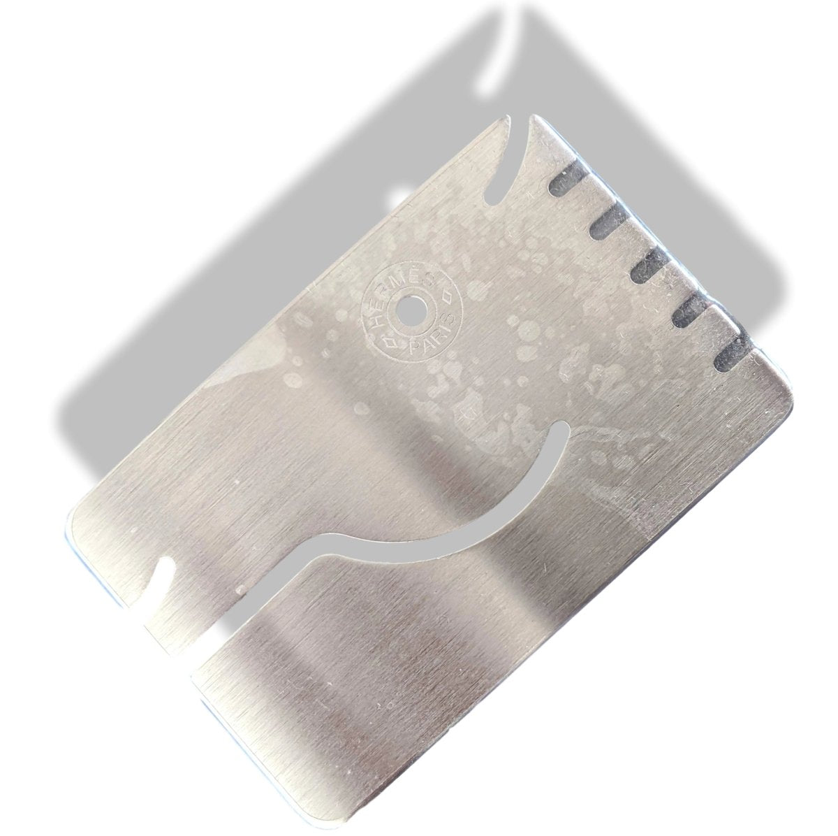 Hermes Brushed Silver Horse Head KLAY Buckle 32 mm Rare, New in Pochette! - poupishop