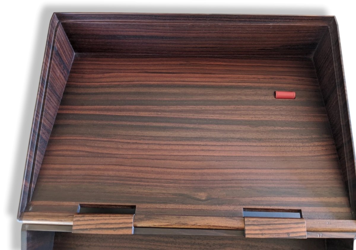 Hermes Cabinetry Precious Rosewood Organize Desk/Jewels Box Palissandre, Rare! - poupishop
