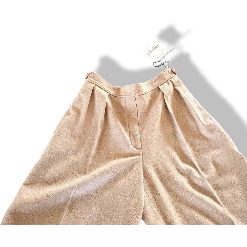 Hermes Camel Light Crepe of Wool PANTALON ESPRIT PYJAMA Relax Woman Pants, BNWT! - poupishop