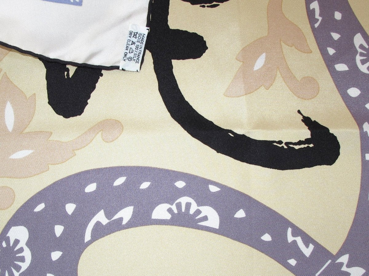 Hermes Chinese Zodiac L'ANNEE DU SERPENT Gavroche Pocket Scarf 45 - poupishop