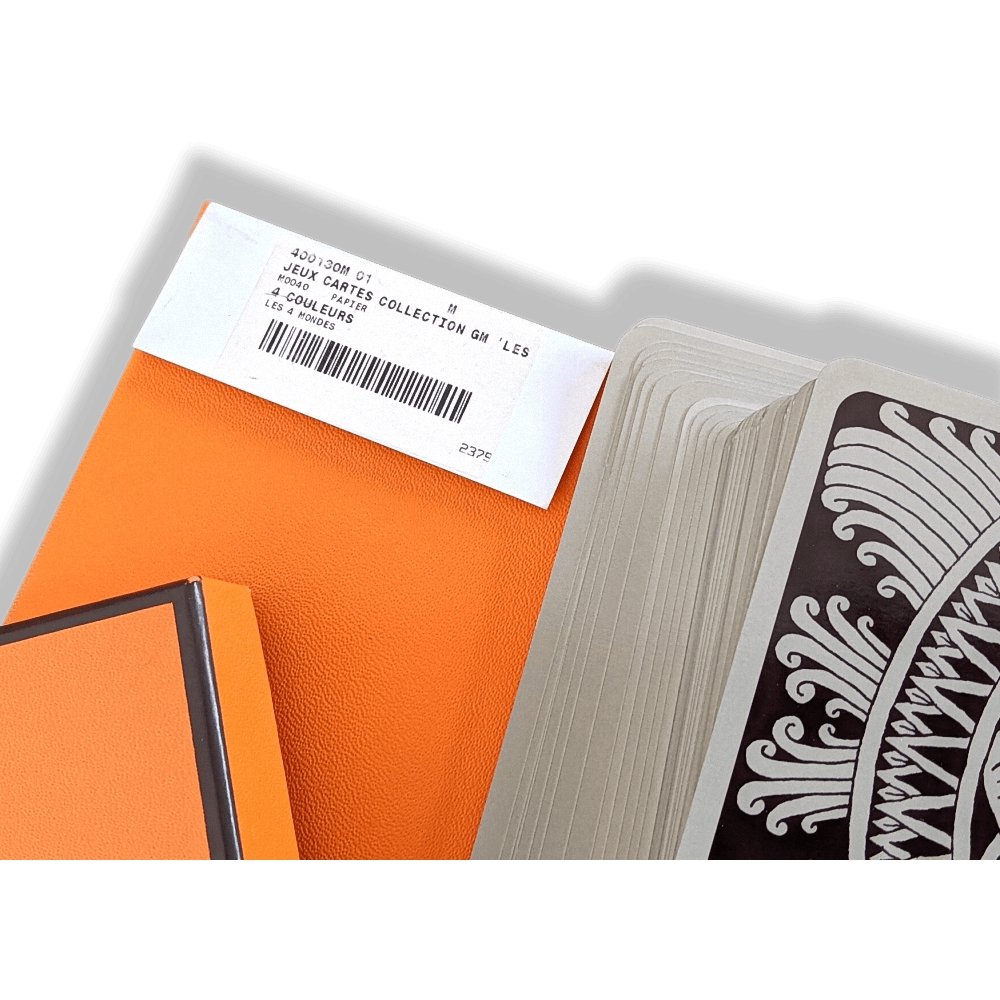 Hermes Collector's LES 4 MONDES 4 COULEURS Game Playing Cards GM, BNWTIB! - poupishop