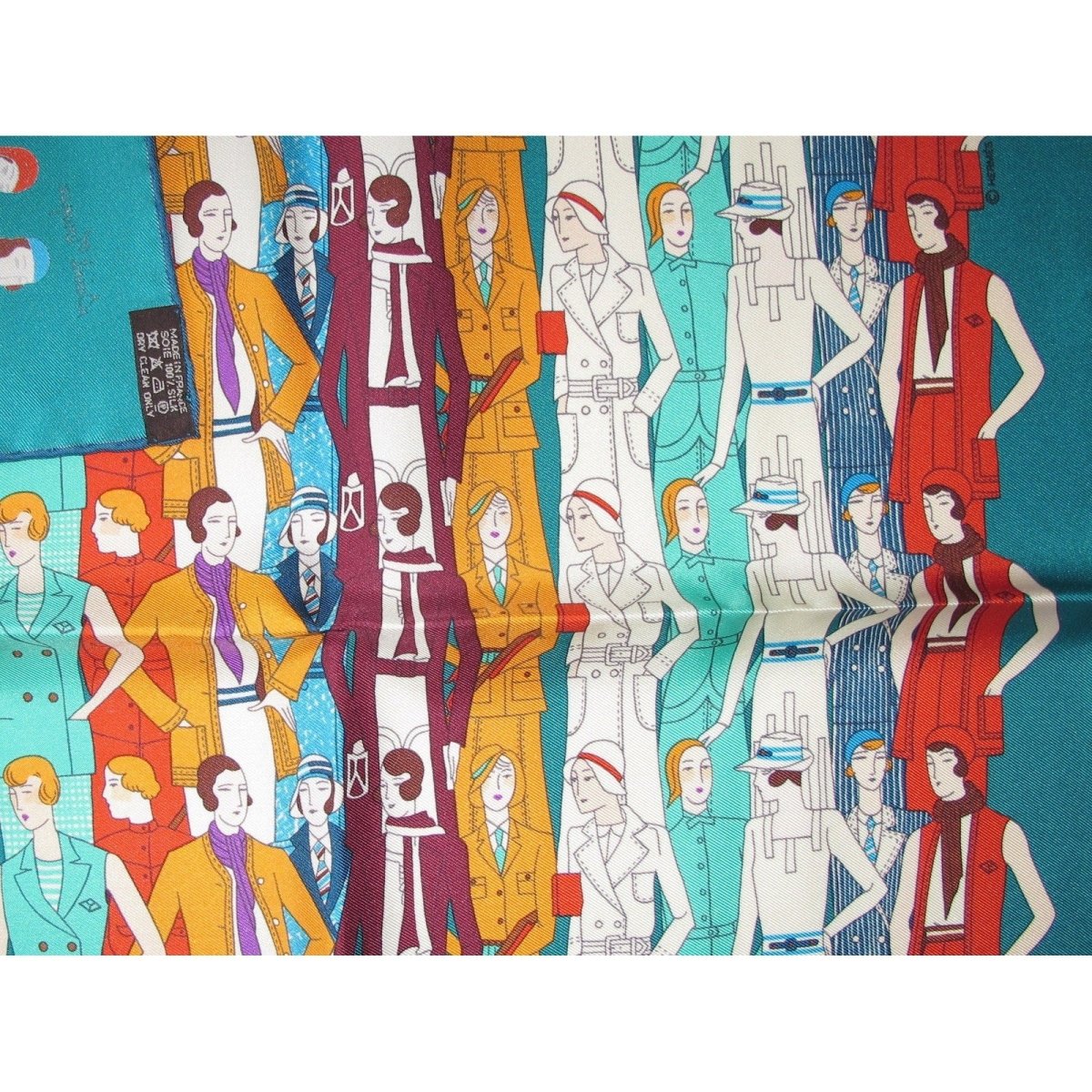 Hermes Duck Les Sportives Silk Pocket Scarf Gavroche 42cm, NIB! - poupishop