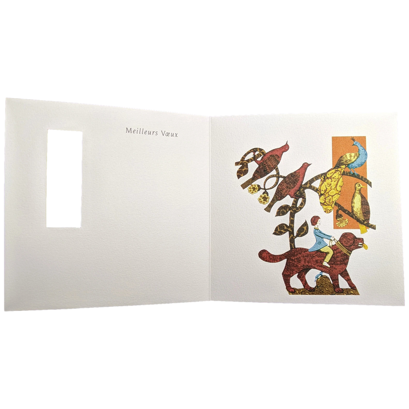 Hermes Parfums Exclusive "Early America" Wish Card