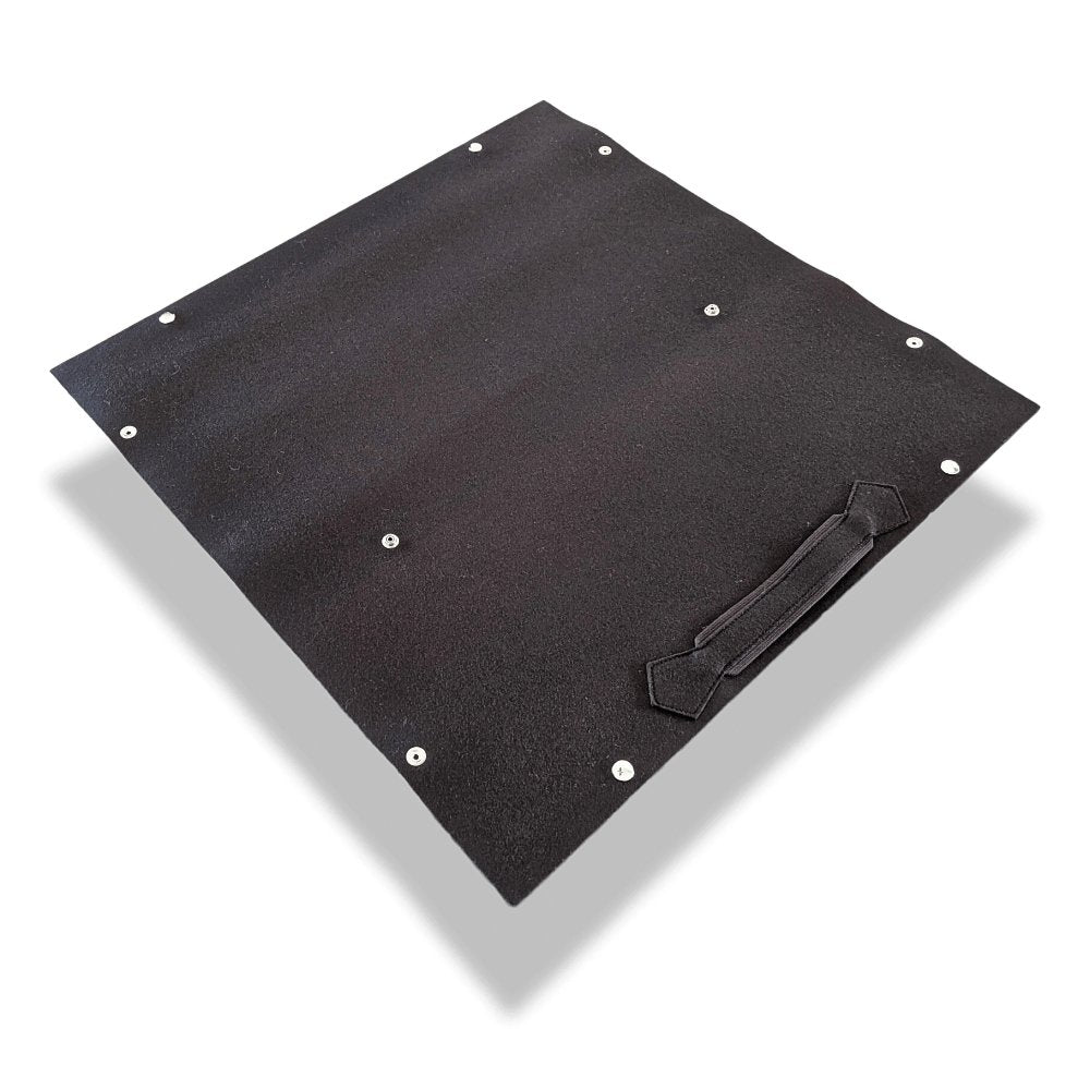 Hermes Ebene Wool Felt ROLLABLE GAMING MAT MISES ET RELANCES Tapis de Jeu Enroulable, BNIB! - poupishop