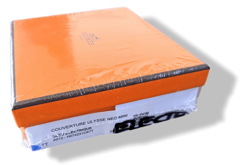 Hermes Electric Blue Togo Calfskin ULYSSE NEO MINI NoteBook Cover, BNWTIB under cellophane! - poupishop